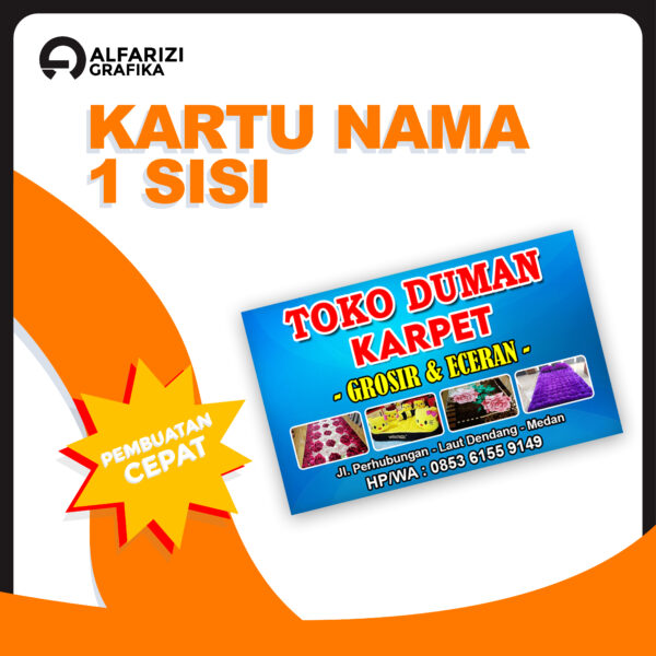Kartu Nama (1 sisi)